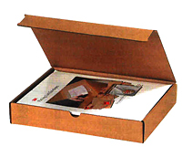 M1182K 11 .12 in. x 8 .75 in. x 2 in. Kraft Literature Mailers- 50