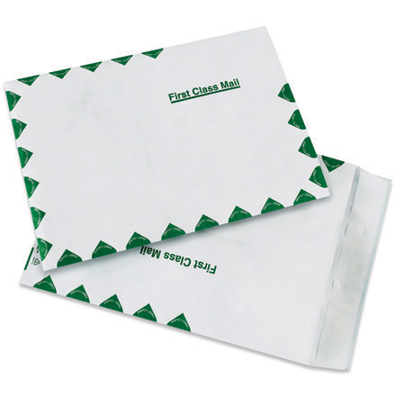 TYF0912FC 9 in. x 12 in. First Class Flat Tyvek Envelopes