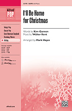 Alfred 0033190 I ll Be Home for Christmas  Music Book