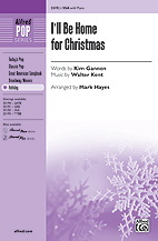 Alfred 0033192 I ll Be Home for Christmas  Music Book