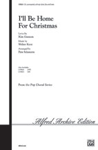 Alfred 00CH9826 I ll Be Home for Christmas  Music Book