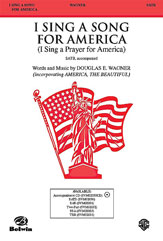 Alfred 00SVM02050 I Sing a Song for America I Sing a Prayer for America  Music Book