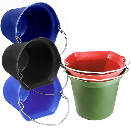 Horsemen S Pride Inc 017 BLUE Blue Super Copy Cat Flatback Bucket 20 Quart