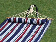 Bh-404c Hammock With Spreader Bars Oversized With Pillow- Patriot