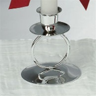 Beverly Clark 10130 Silver Taper Candle Holders