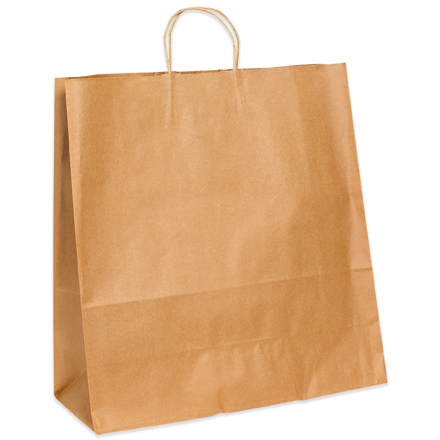 Bgs111w 18 In. X 7 In. X 18 .75 In. White Paper Shopping Bags