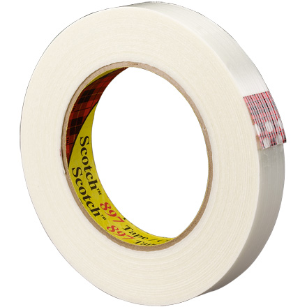 T91489712PK .75 in. x 60 yds.- 12 Pack 3M- 897 Filament Tape