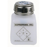 35396 Pure-touch-natural Square-hdpe 4 Oz- Imprinted Isopropanol Dispensing Bottle