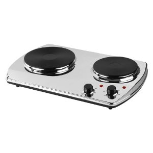Team Appliances DKP 21898 Kalorik Chrome Double Cooking Plate
