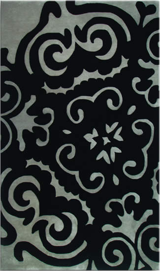 The Rug Market 40319D SNOWFLAKE GRAY EREA RUG