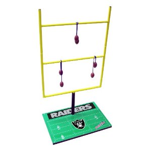 Wild Sales FBTND122 Oakland Raiders Football Bolos Toss II