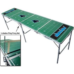 Wild Sales TPND104 Carolina Panthers Tailgate Table with Net