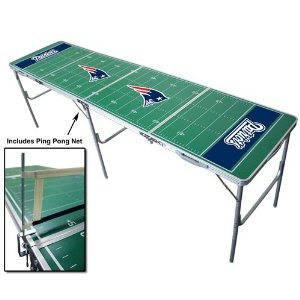 Wild Sales TPND118 New England Patriots Tailgate Table with Net