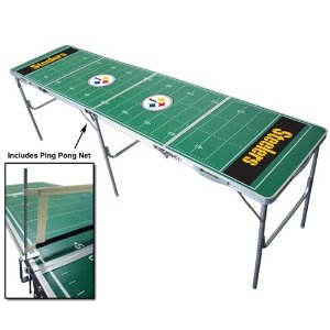 Wild Sales TPND124 Pittsburgh Steelers Tailgate Table with Net