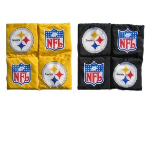 Wild Sales BBNFL124 Pittsburgh Steelers Tailgate Toss Bean Bag