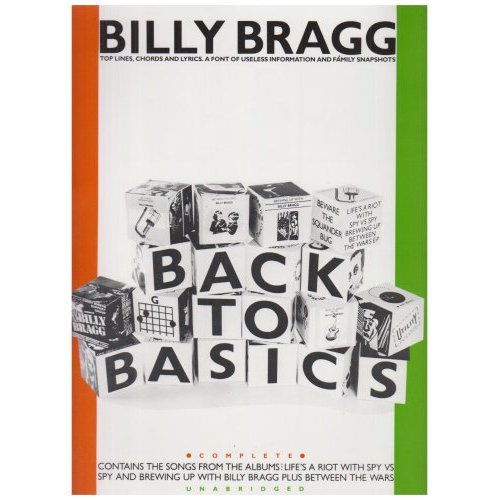 55-09843 Billy Bragg Back To Basics - Music Book