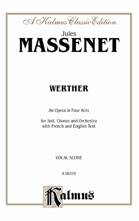 Alfred 00K06379 Werther  Music Book