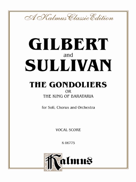 Alfred 00K06775 The Gondoliers  Music Book