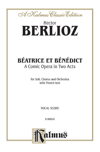 Alfred 00K06816 Beatrice and Benedict  Music Book