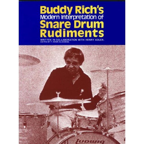 Alfred 120571526543 Buddy Richamp;apos;s Interpretation of Snare Drum Rudiments  Music Book