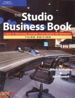 Alfred 541592007473 Ct Studio Business Ed.3  Music Book