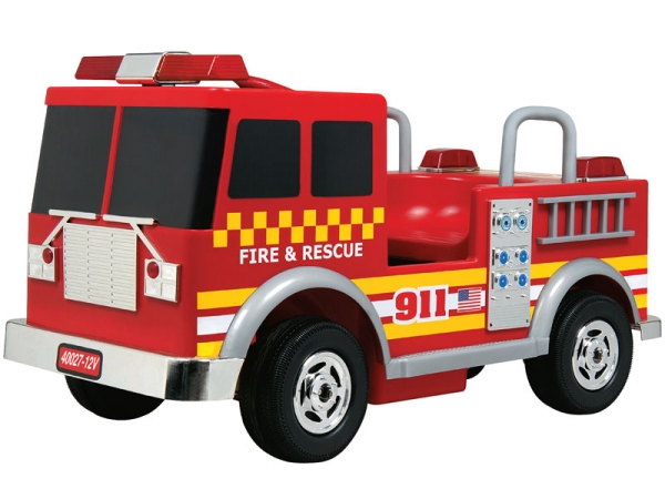 Big Toys Kl-40027 Kalee Fire Truck 12v - Red