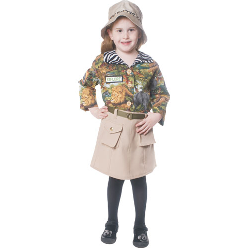 514-t2 Safari Explorer Girls Child Costume - Size T2