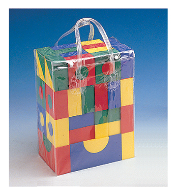 Early Learning Resources Llc ELR0593 Foam Building Blocks Set 68 Pieces