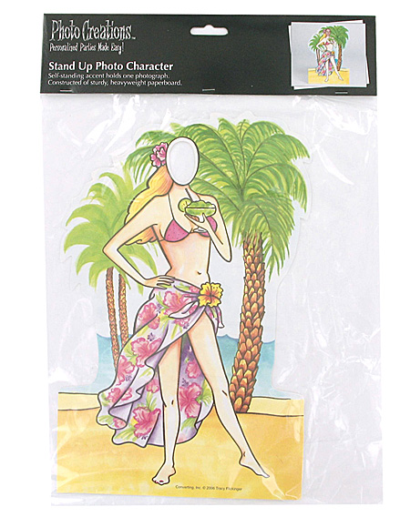 Luau Photo Standup Pack Of 72