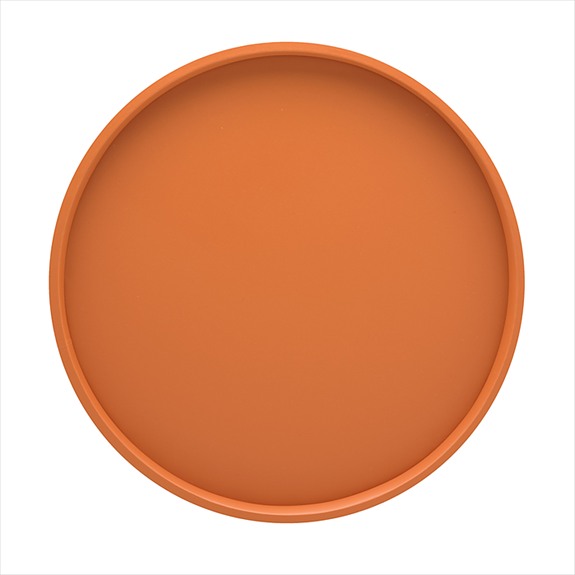 Kraftware 14830 B.c. Spicy Orange 14 Inch Round Serving Tray
