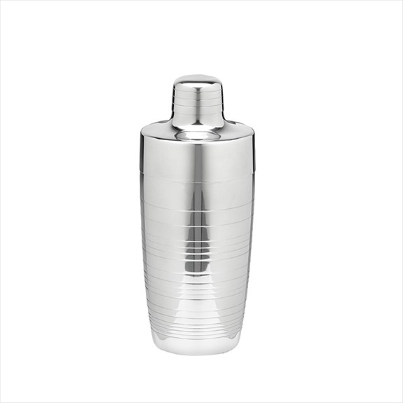 Kraftware 75119 Groove 24 Oz. Polished Cocktail Shaker