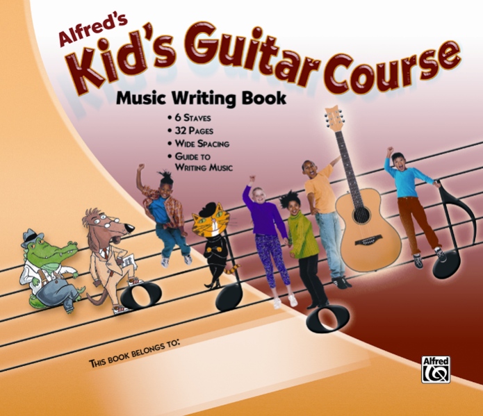 Alfred 0033226 Kid s Guitar Course Music Writing Book  Music Book