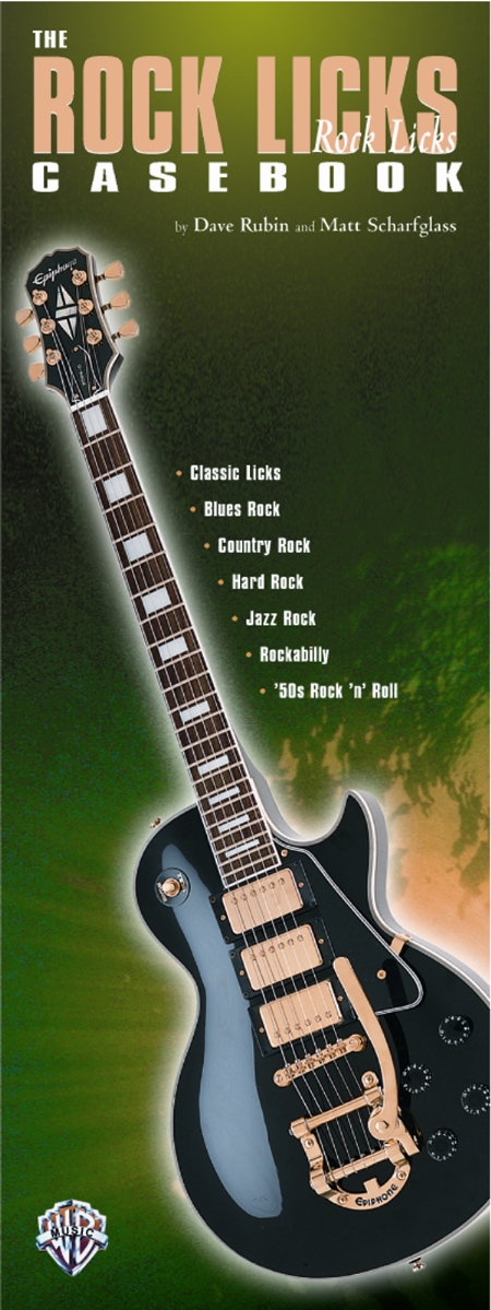 Alfred 000395B Guitar Casebook Series The Rock Licks Casebook  Music Book