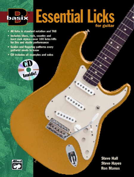 Alfred 0014913 Basix Essential Licks for Guitar  Music Book