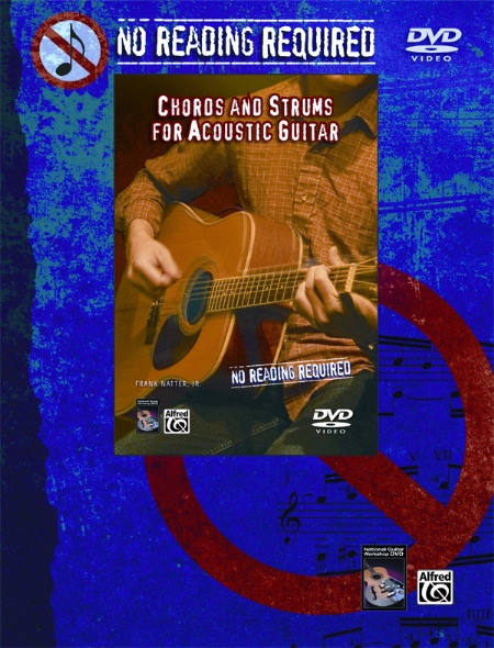 Alfred 0026058 No Reading Required Chords and Strums for Acoustic Guitar  Music Book
