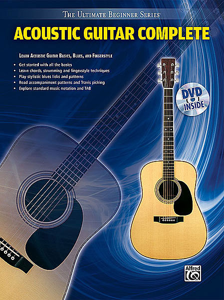 Alfred 0031447 Ultimate Beginner Series Acoustic Guitar Complete  Music Book