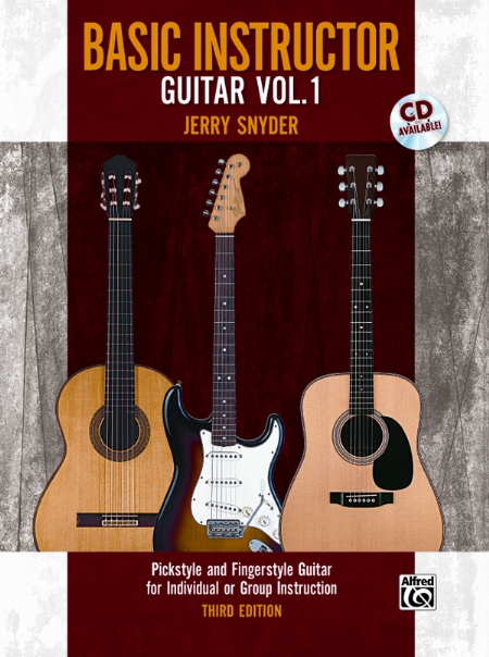 Alfred 0032073 Basic Instructor Guitar 1 3rd Edition  Music Book
