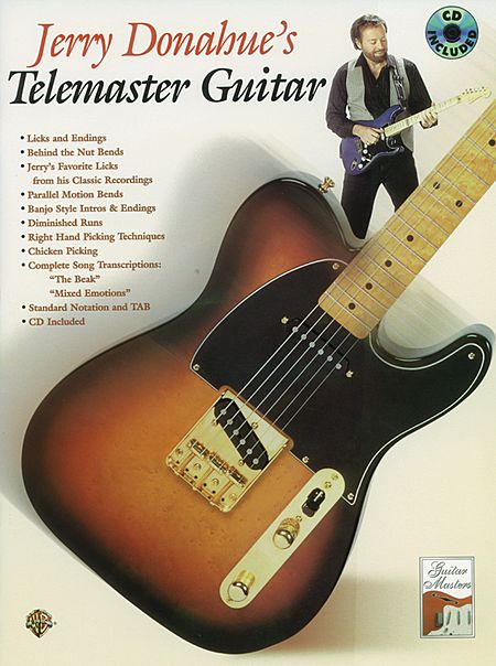 00-5209a Jerry Donahue S Telemaster Guitar - Music Book