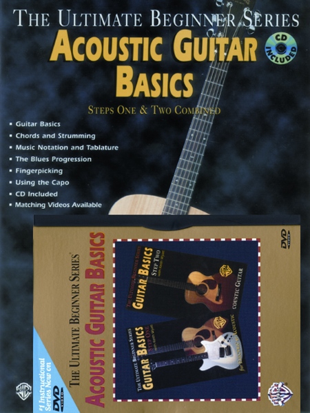Alfred 00DVD1002 Ultimate Beginner Mega Pak Acoustic Guitar Basics Mega Pak  Music Book