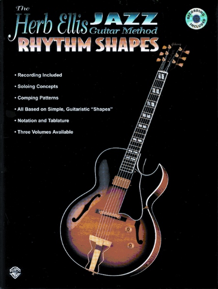 Alfred 00EL9530CD The Herb Ellis Jazz Guitar Method Rhythm Shapes  Music Book