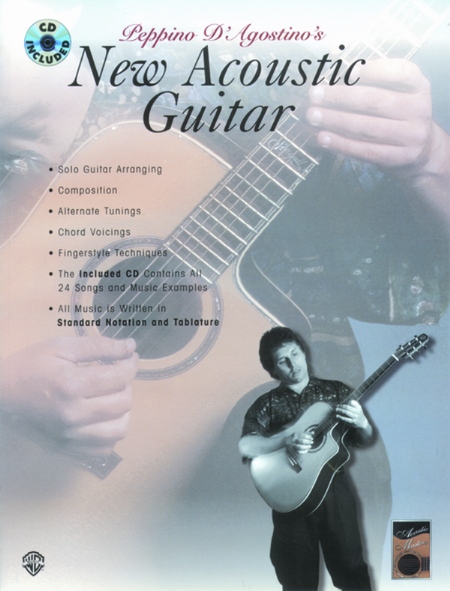 Alfred 00EL96102CD Acoustic Masters Series Peppino D Agostino s New Acoustic Guitar  Music Book