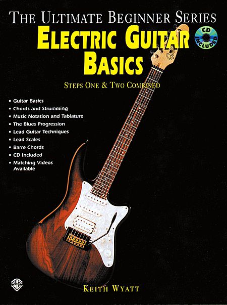 Alfred 00UBSBK101CD Ultimate Beginner Series Electric Guitar Basics  Music Book