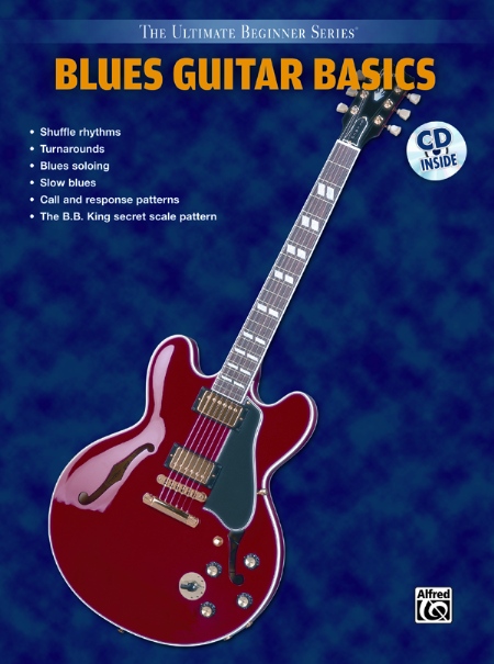 Alfred 00UBSBK103CD Ultimate Beginner Series Blues Guitar Basics  Music Book