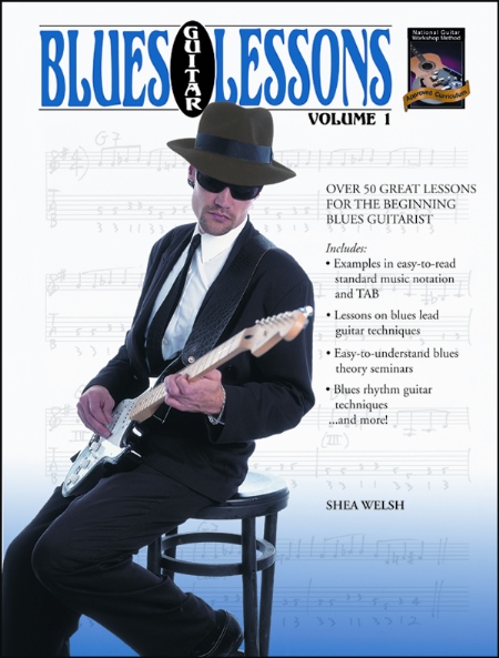 Alfred 071016 Blues Guitar Lessons Vol. 1  Music Book