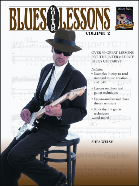 Alfred 071019 Blues Guitar Lessons Vol. 2  Music Book
