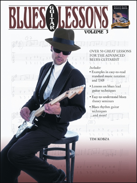 Alfred 071022 Blues Guitar Lessons Vol. 3  Music Book