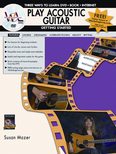 Alfred 071113 Play Acoustic Guitar Getting Started  Music Book