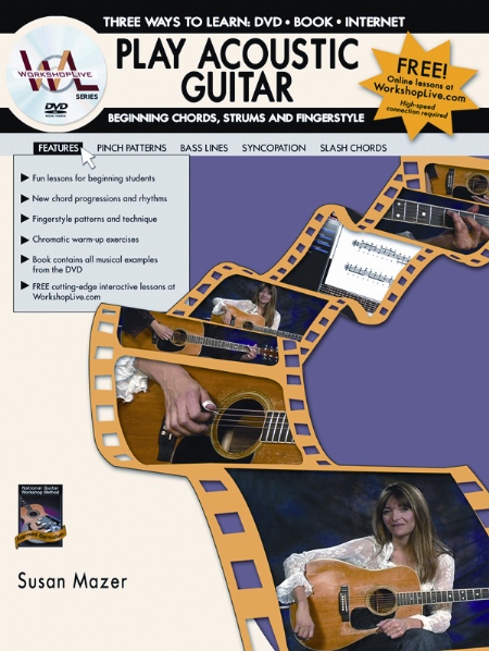 Alfred 071125 Play Acoustic Guitar Beginning Chords  Music Book
