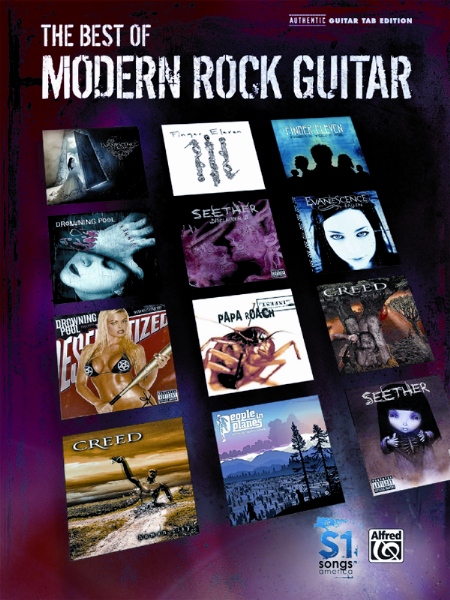 Alfred 0032019 The Best of Modern Rock Guitar  Music Book