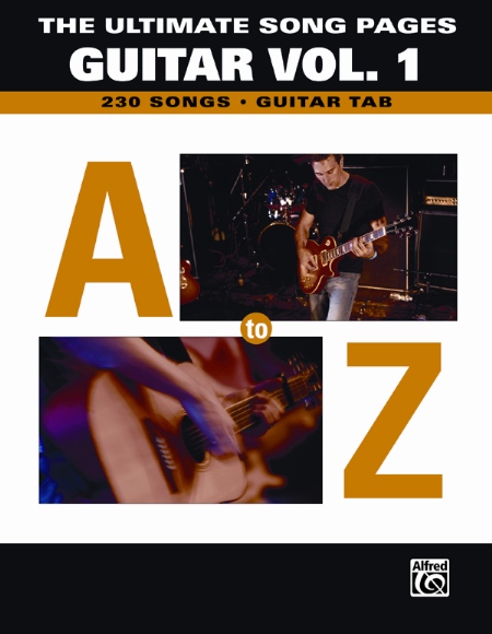 Alfred 00GFM0311 The Ultimate Song Pages Guitar Vol. 1 A to Z  Music Book